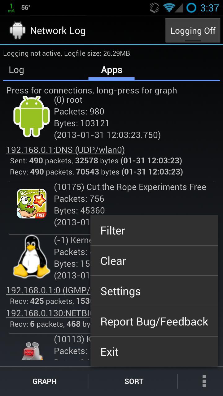 Network Log