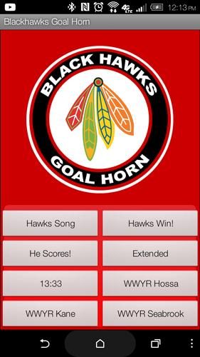 Chicago Blackhawks Goal Horn