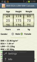 BMI/BSA/LBW/IBW-Healthy Weight