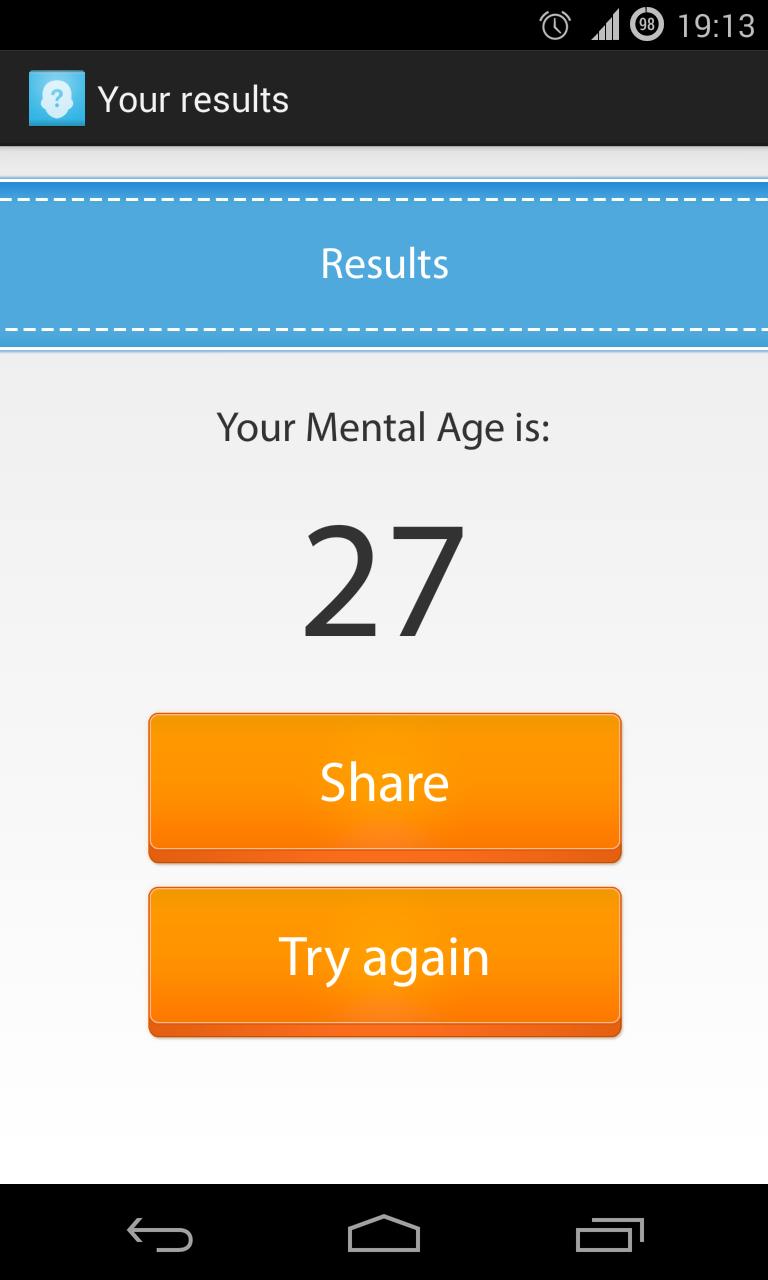 Mental Age Test