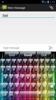 Keyboard Theme Glass Rainbow