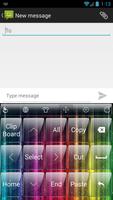 Keyboard Theme Glass Rainbow