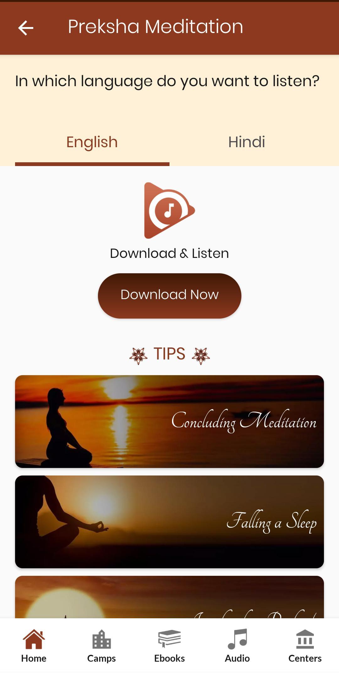 Preksha Meditation App