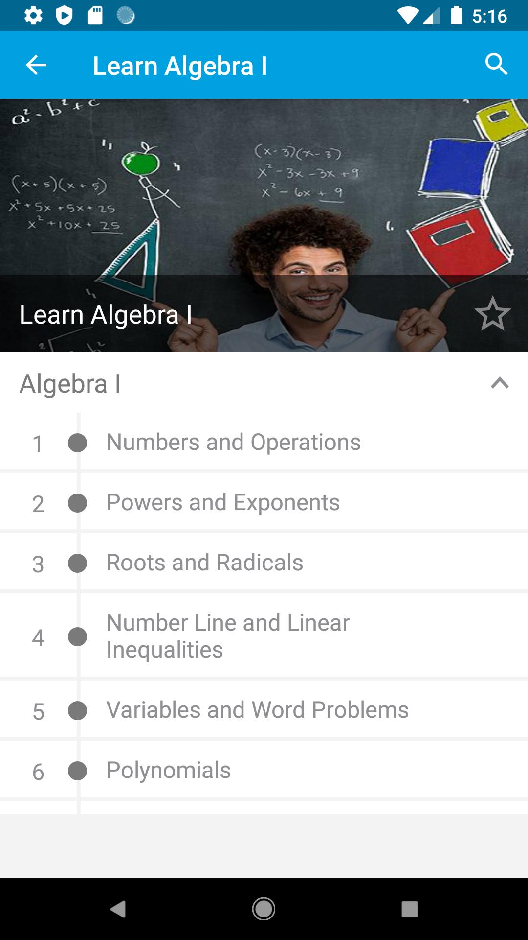 Learn Algebra I