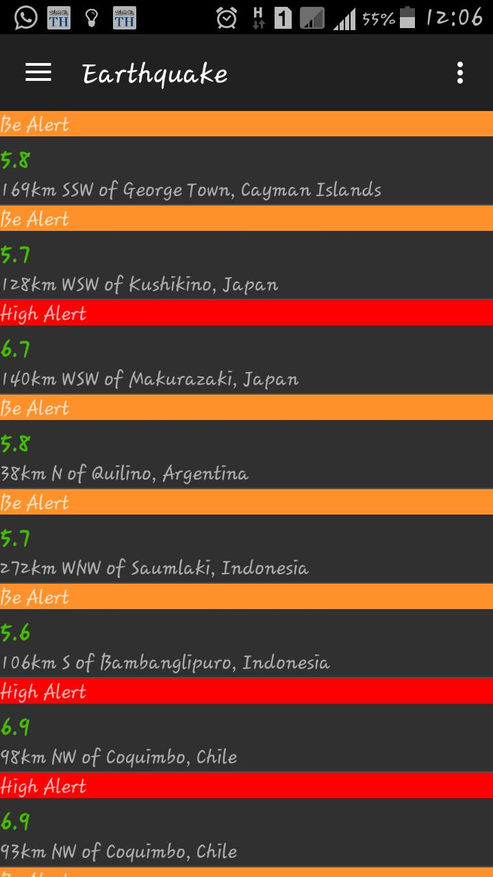 Earthquake Tracker