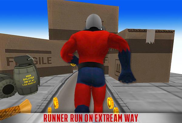 3D Ant Hero Man Future Run