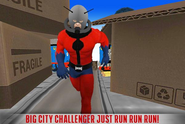 3D Ant Hero Man Future Run