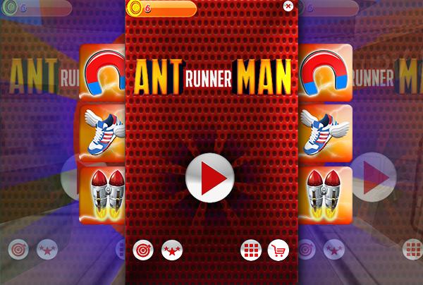 3D Ant Hero Man Future Run