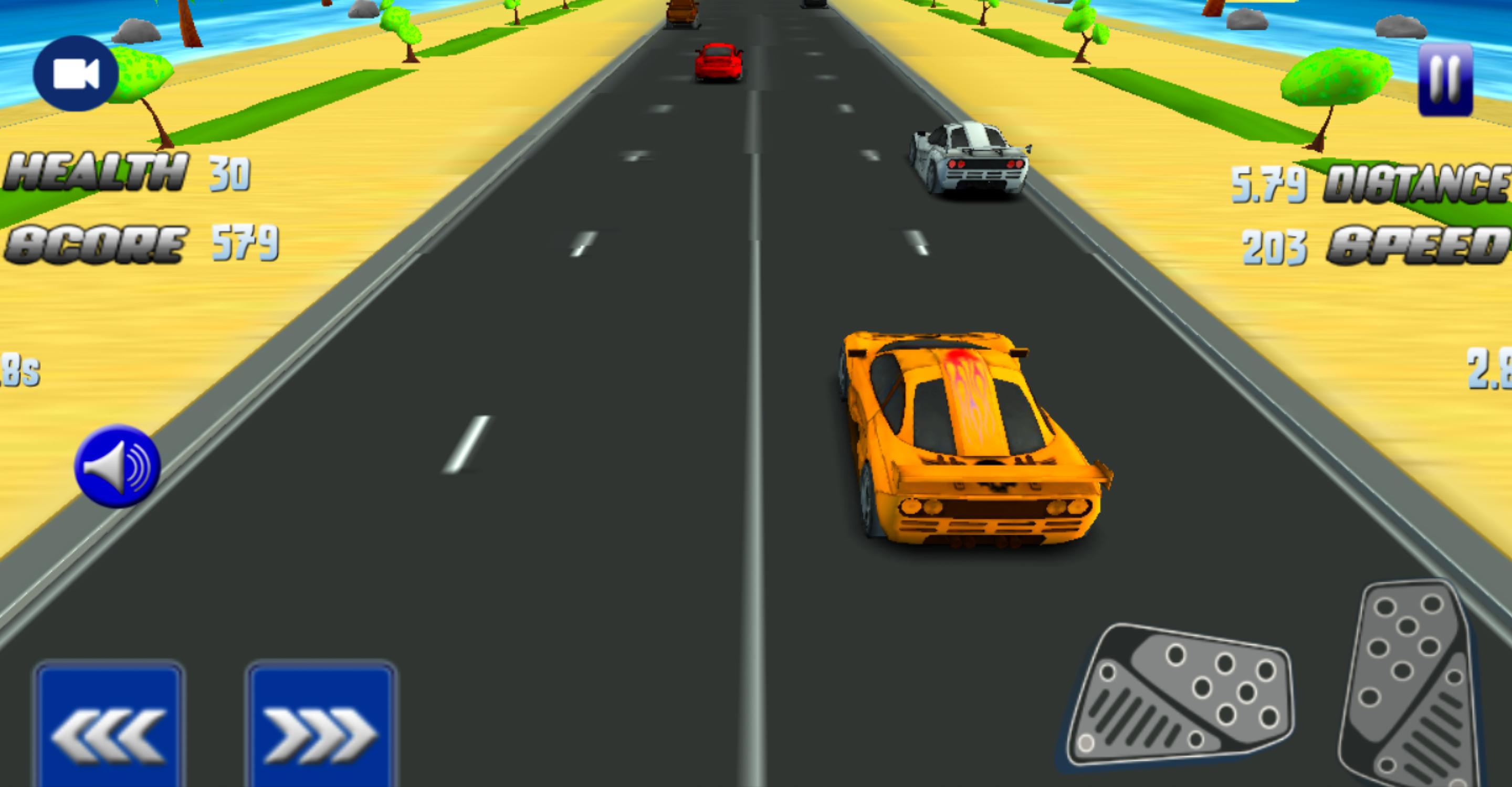 Turbo Car Traffic Racing 3D