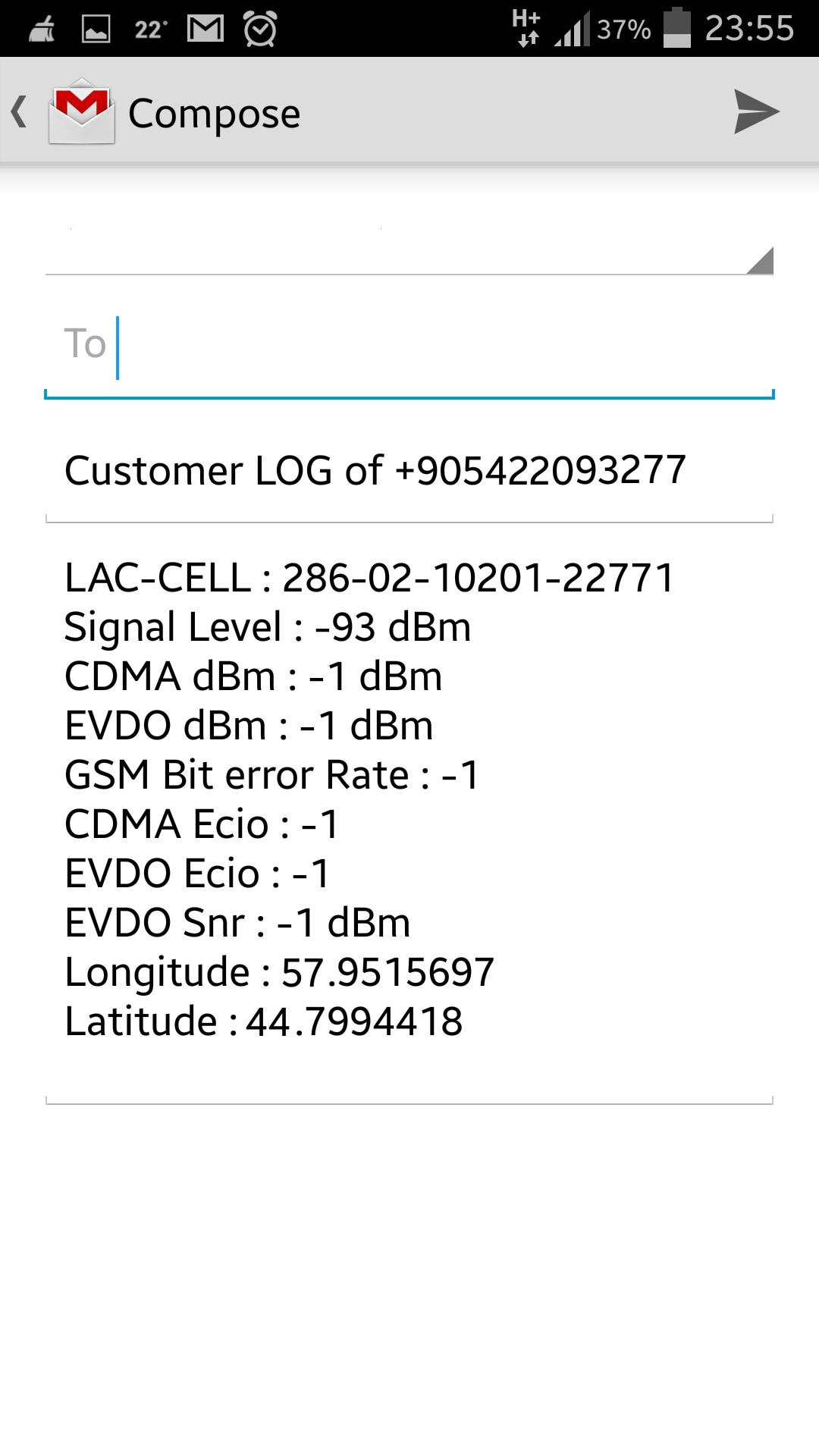 GSM Signal Tracker