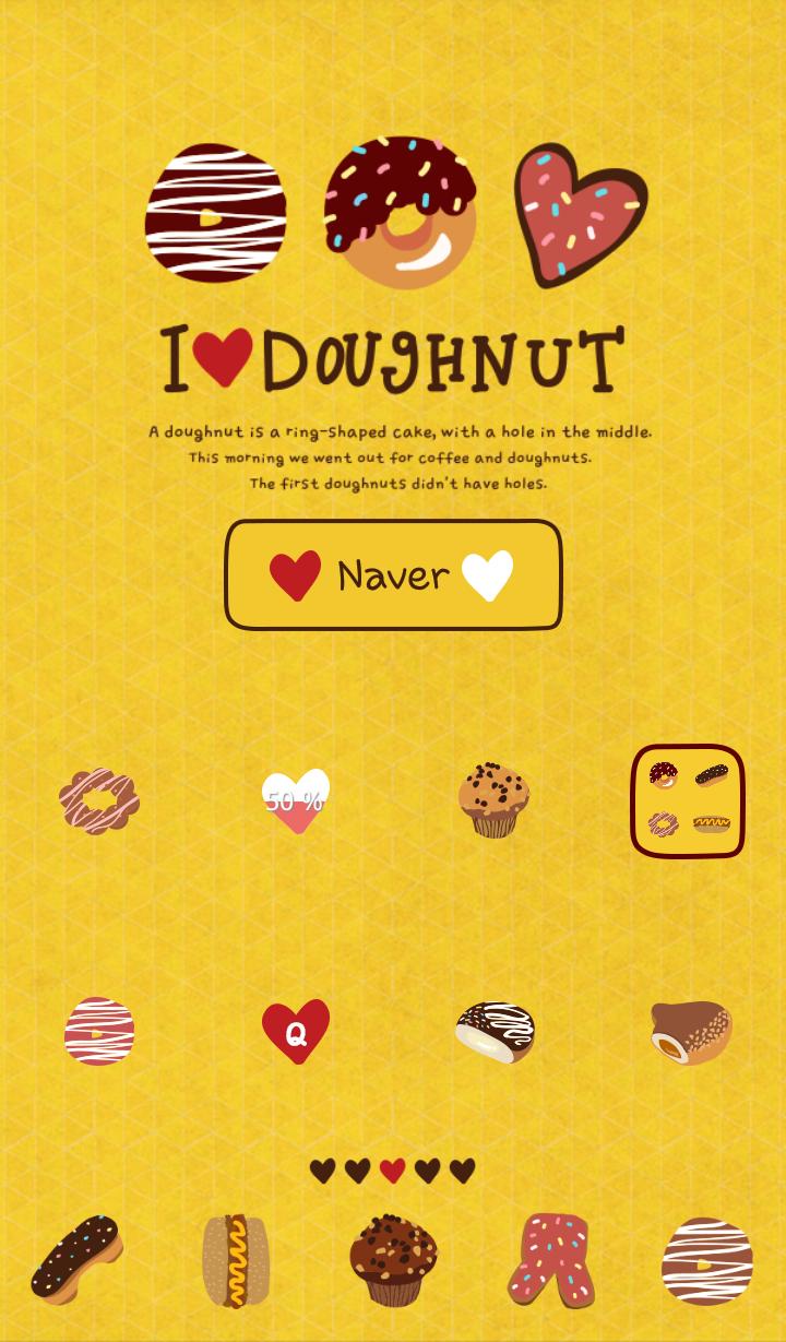 i love doughnut dodol theme