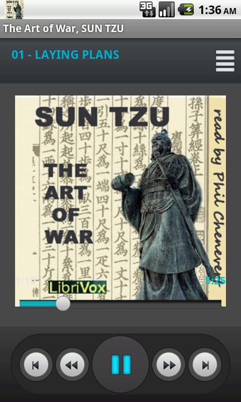 Art of War, The Audio book