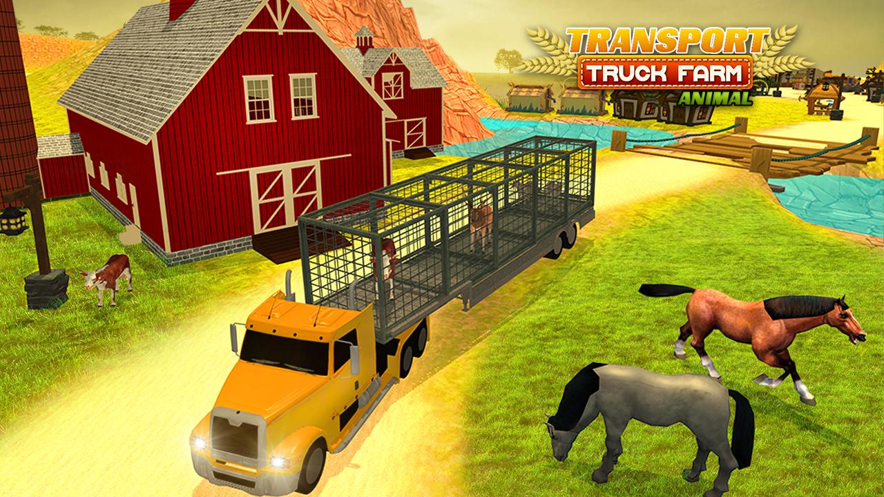 Transport Truck Farm Animal 3D