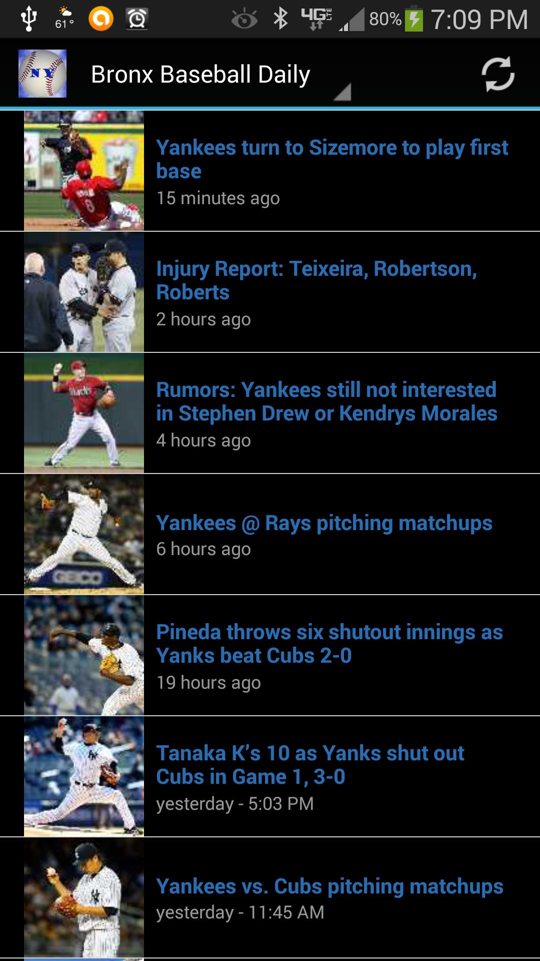 Yanks Baseball News