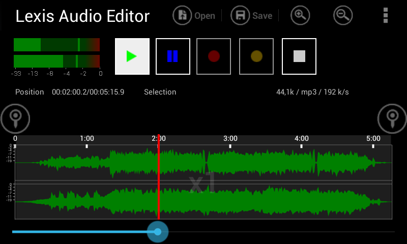 Lexis Audio Editor