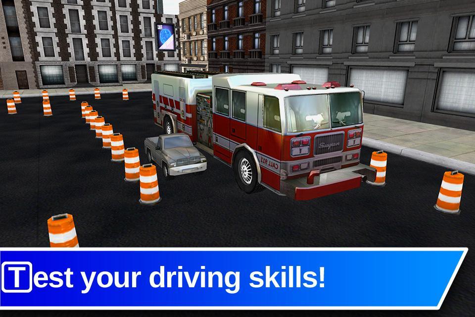 Top Fire Truck 3D Parking