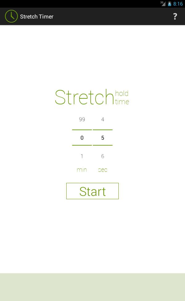 Stretch Timer