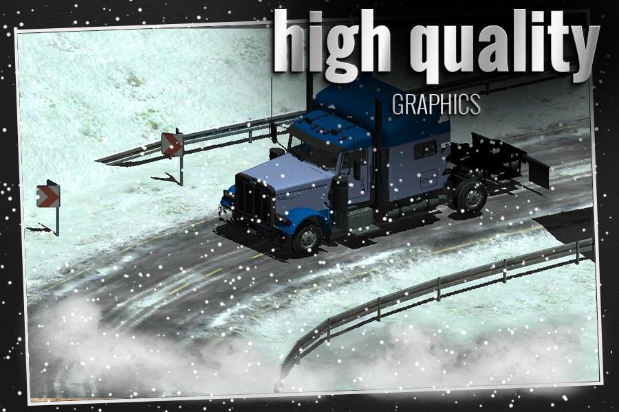 Truck Driving Snow 3D