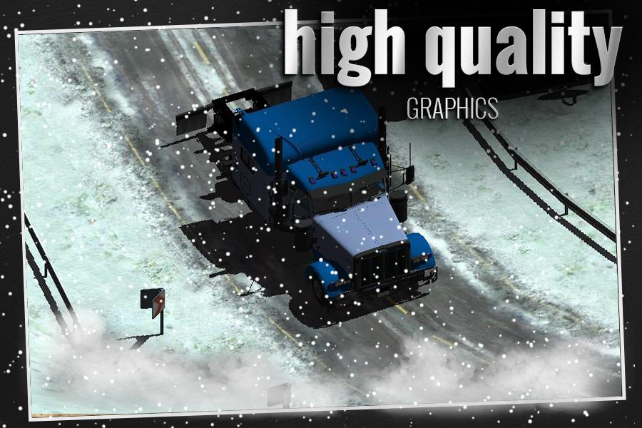 Truck Driving Snow 3D