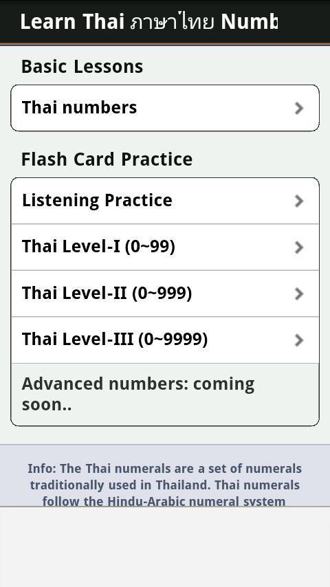 Thai Numbers & Counting