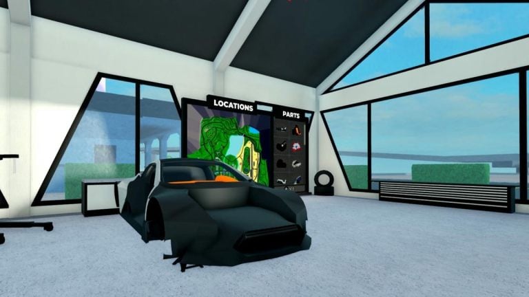 Semua lokasi bagian mobil Zenvo di dealer mobil roblox