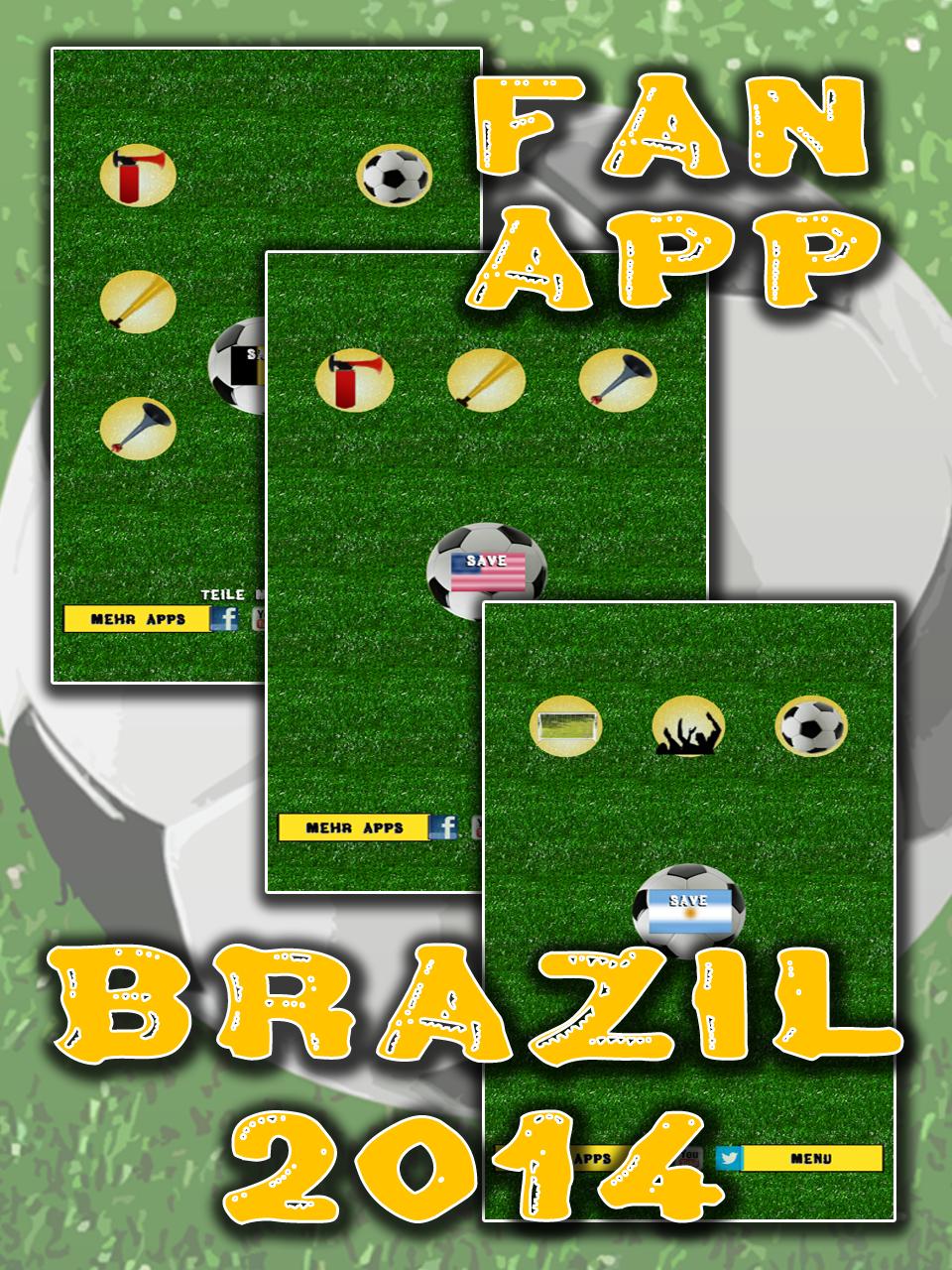 Football Fan App - Brazil 2014