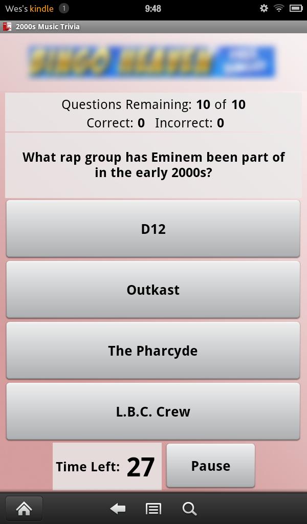 2000s Music Trivia