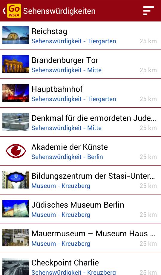GO VISTA Reise-App