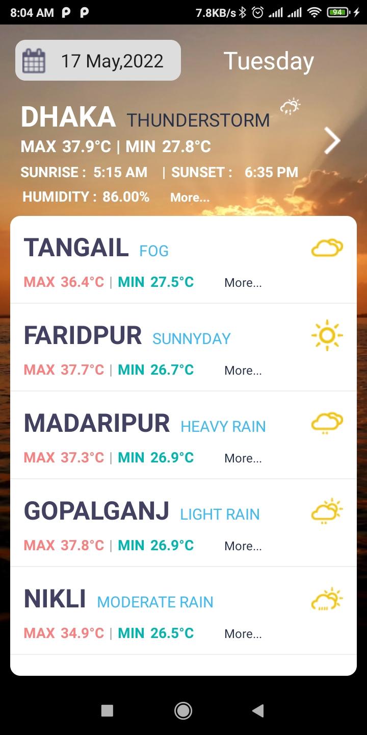 BMD Weather App