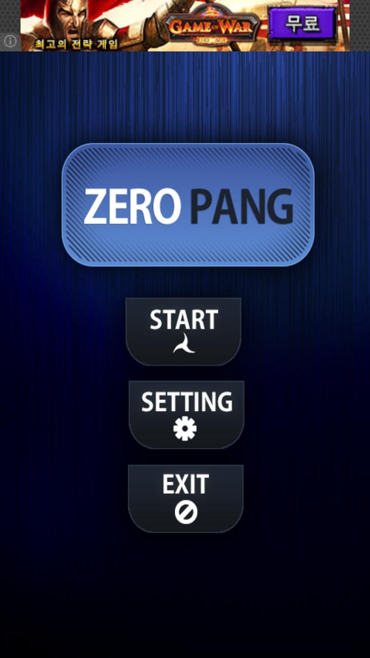 ZERO PANG GAME