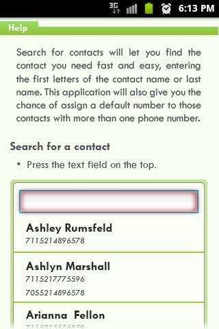 Search for contacts Free