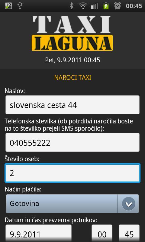 Taxi Laguna