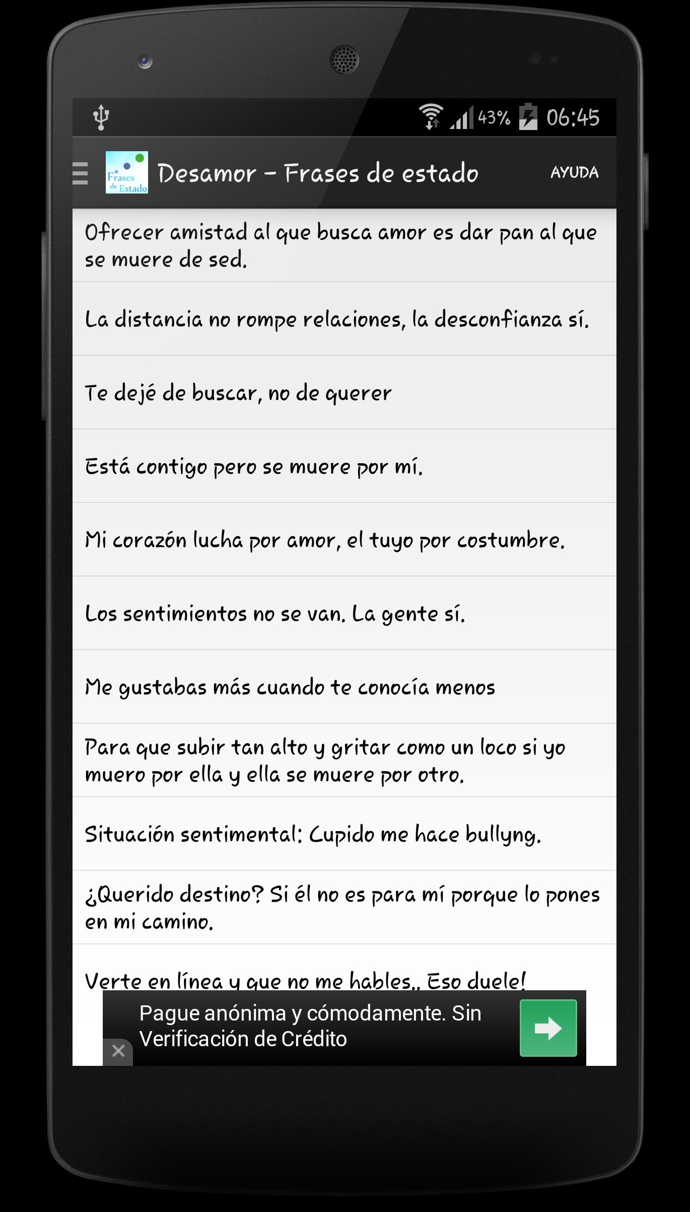 Frases de estado