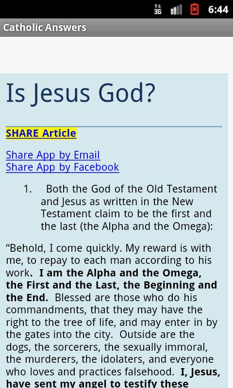 Catholic Answers