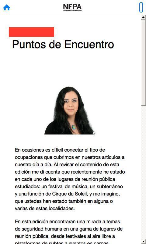 NFPA Journal Latinoamericano