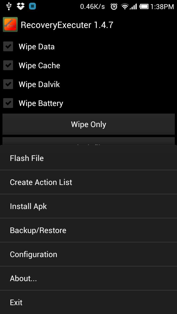 Recovery Executer Lite 1.5.0