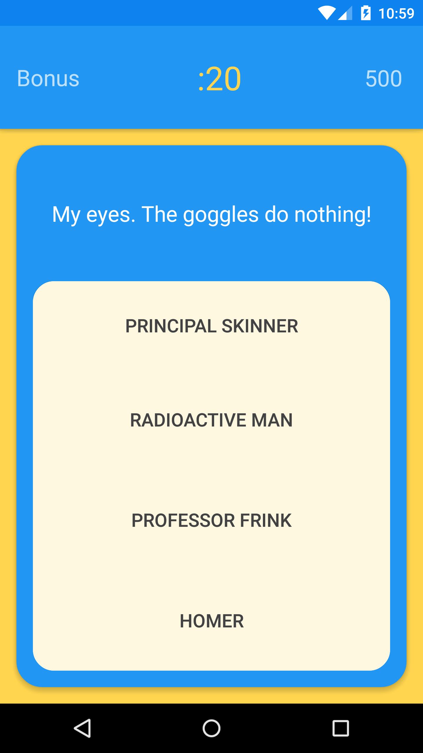 Yellow Family Quiz