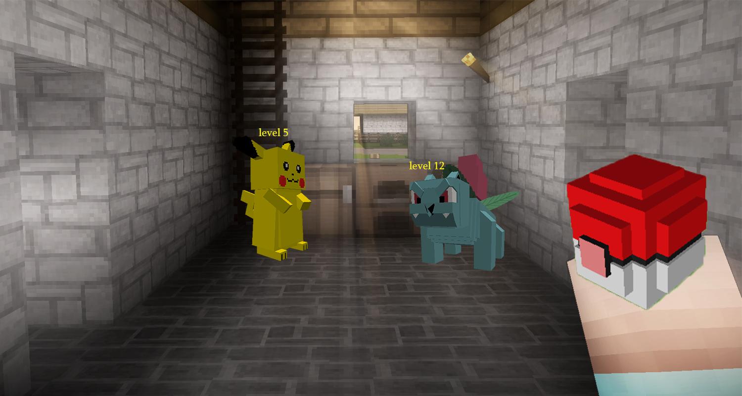 Cube pixel Pixelmon village: Craft & build now II