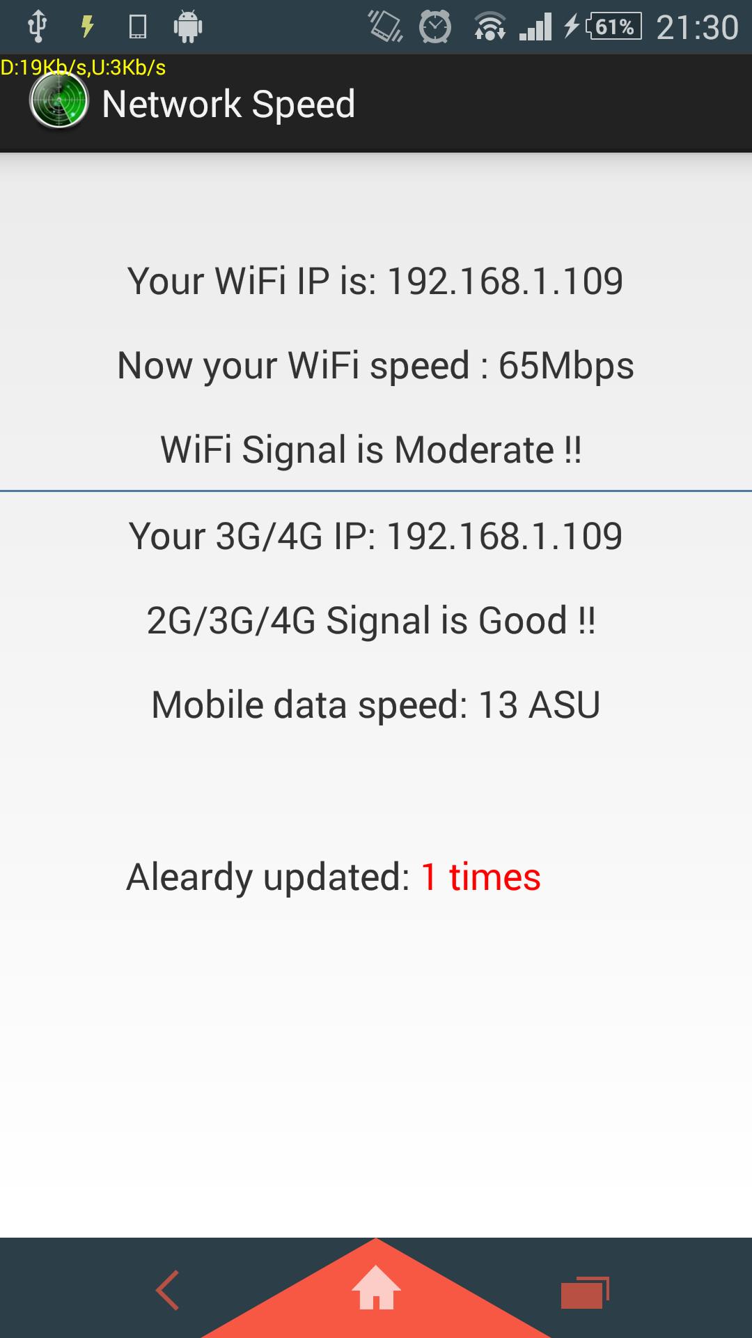 Your Network Speed