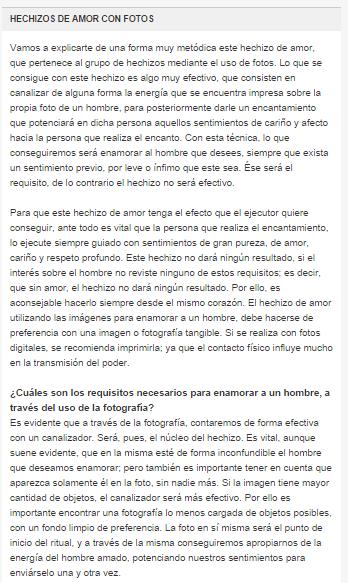 Hechizos de Amor