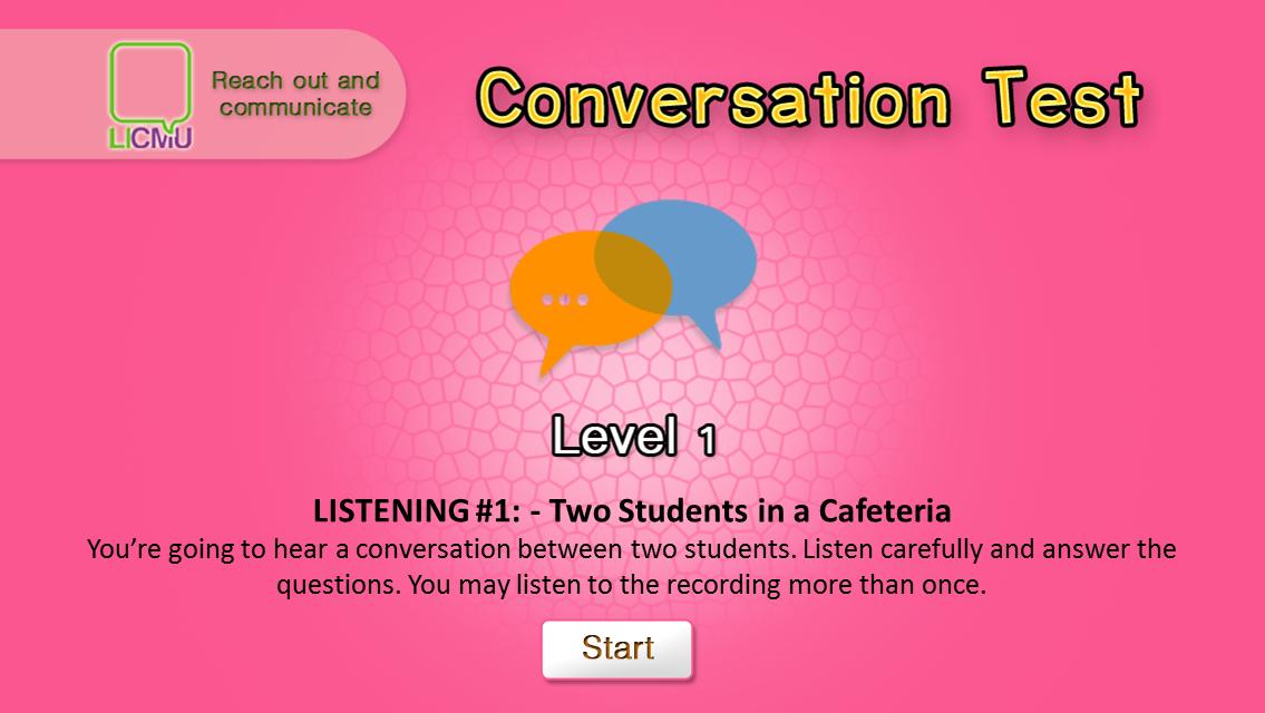 LICMU Conversation Test