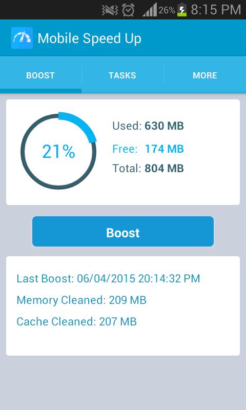Mobile Speed Up