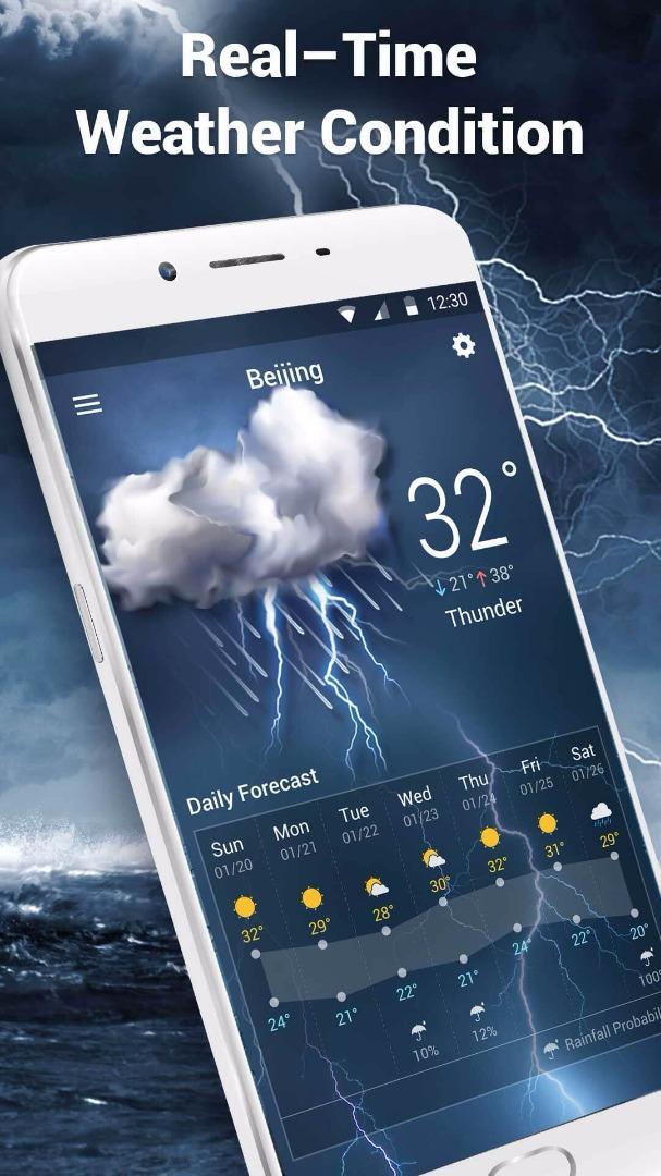 Temperature & Storm Tracker