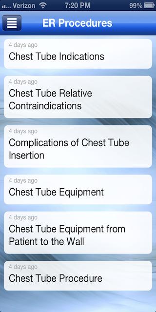 Emergency Medicine Procedures