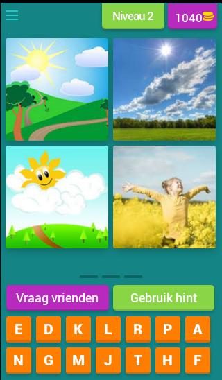 4 foto's 1 woord