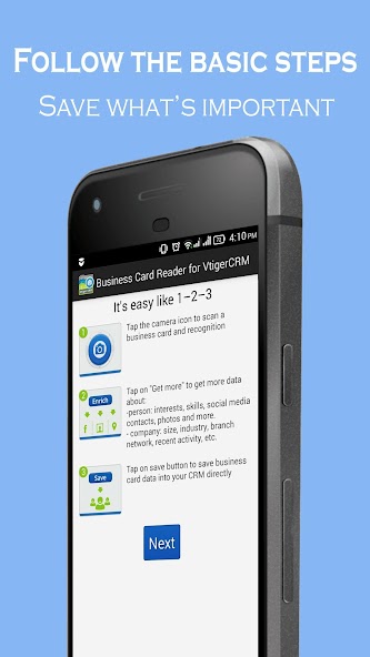 Business Card Reader for Vtige
