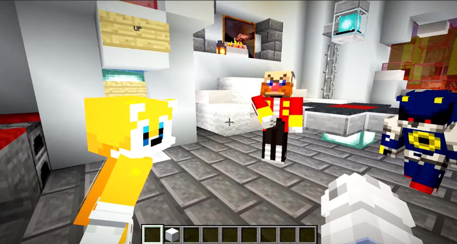 Sonic Parkour Mod Fast Adventure Map For MCPE