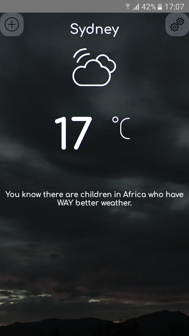 Grumpy Weather