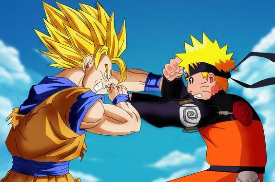 Goku VS Naruto Wallpaper