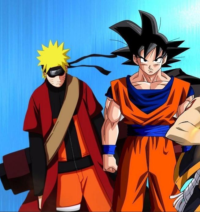 Goku VS Naruto Wallpaper